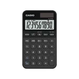 Calculator CASIO SL-310YC pocket basic, 10-digit, battery and solar, tax & profit functions, black