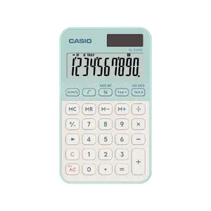 Calculator CASIO SL-310YC pocket basic 10-digit battery/solar light green