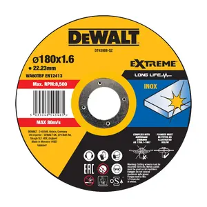 Cutting disc DeWalt DT43908-QZ — cutting wheel accessory, 1 pc