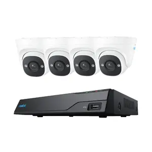 Сетевая 8-канальная видеосистема NVR Reolink NVS8-5MD4 — 5МП, 2ТБ HDD, PoE (DC 48–53В, 1А), RJ-45, купольные камеры