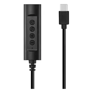 Controller SANDBERG Headset USB-C, in-line controller for USB‑C headsets, 1.5 m cable, black, 25 g