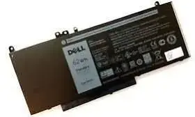 Laptop battery Dell 62WHr 4-cell, compatible replacement, MPN 0D074