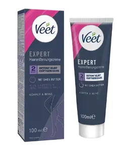 Hair removal cream Veet Expert 100 ml — for body, arms and legs, contains shea butter