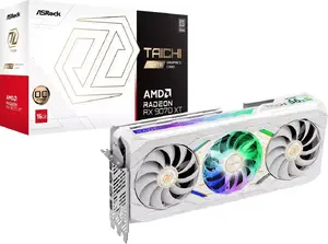 Видеокарта ASROCK RX9070XT TCW 16 ГБ DDR6 — HDMI и 3× DisplayPort