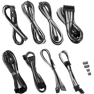 CableMod RT-Series PRO ModMesh 12VHPWR Dual Cable Kit for ASUS/Seasonic, black/white