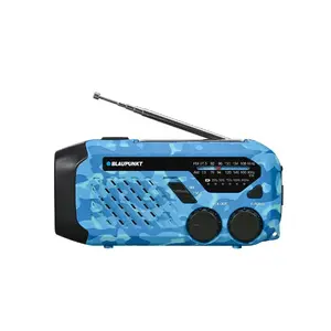 Clock radio BLAUPUNKT ER10BC — FM tuner, dual alarm, blue camo