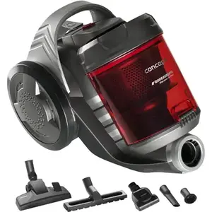 Tvertņu putekļsūcējs Concept VP5150 — sauss bez maisiņa 2 L, 800 W, HEPA 13, ciklonisks, teleskopiska caurule, darbības rādiuss 9 m