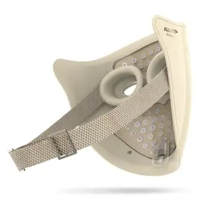 Светотерапевтическая LED-маска neno NENO BEAUTY ALVA — беспроводная для лица, 4 режима, красный свет, встроенный аккумулятор, 120 мин, бежевый