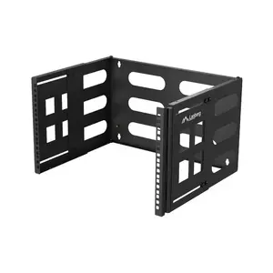 Wall-mount 19" rack LANBERG 6U, depth 497x400/240 mm, model FB01-5406-10B