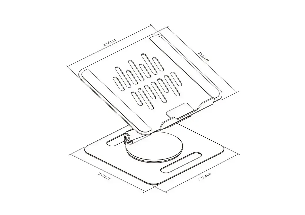 Laptop/tablet stand TB TB-LPT2 up to 15" Photo 7