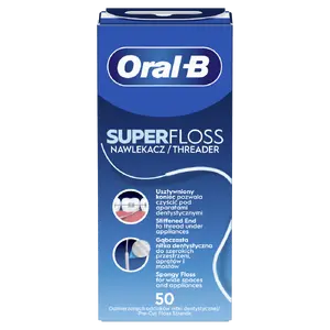 Dental floss BRAUN ORAL-B Super Floss, pack of 50 pieces