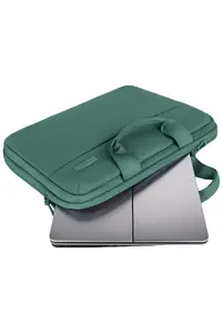 Laptop sleeve cool pack PIANO — green