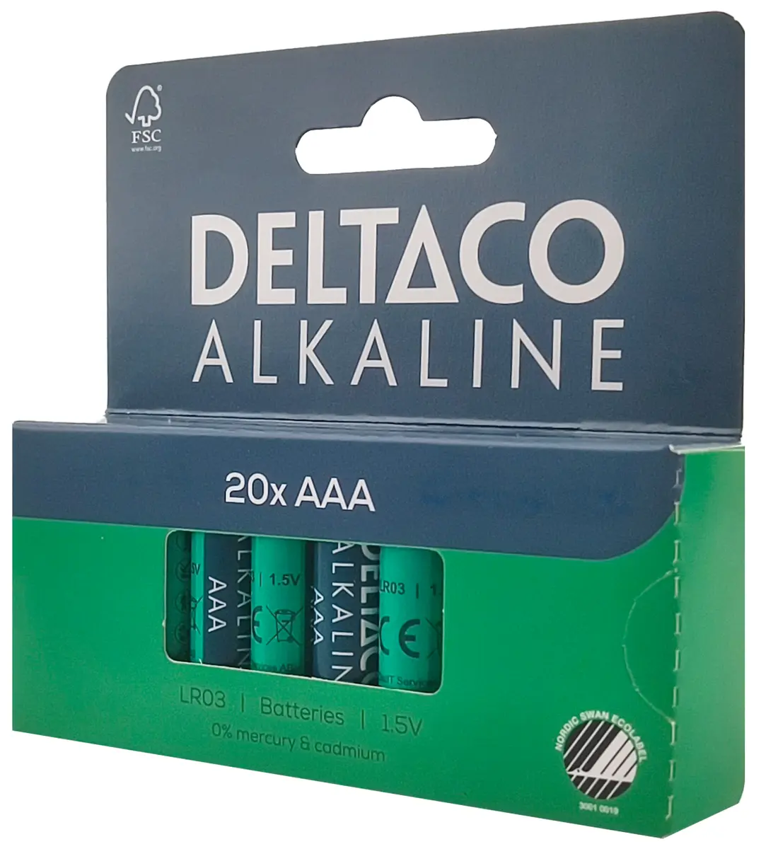 Батарейка DELTACO LR03-20B AAA 20 шт. Photo 2