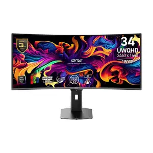 Изогнутый QD-OLED игровой монитор 34.1" MSI MPG 341CQR X36 360 Гц 0,03 мс класс F