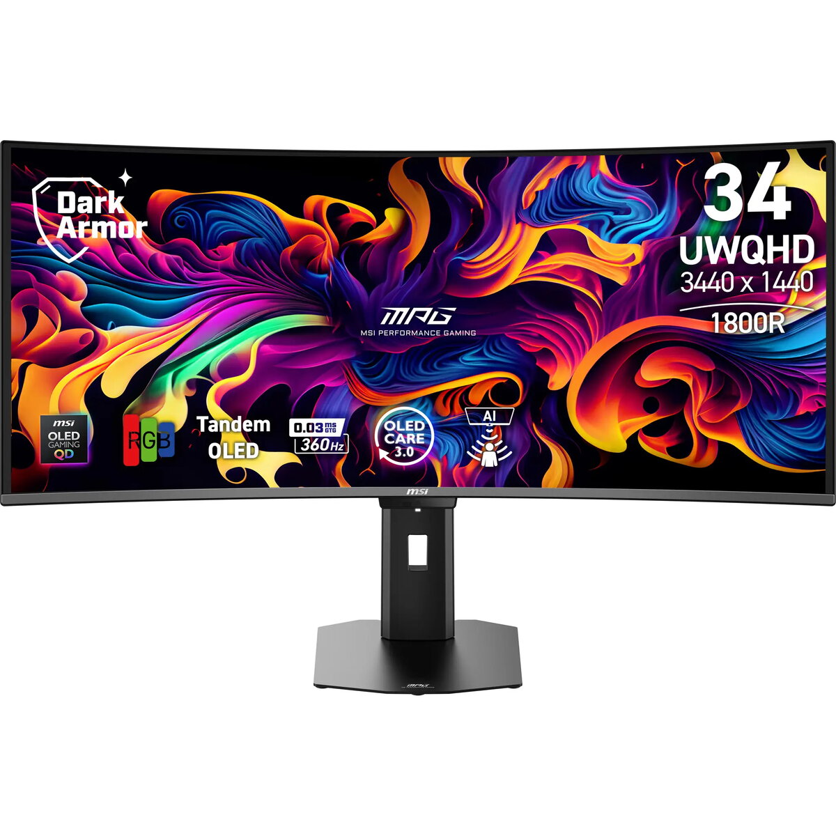 MSI MPG 341CQR QD-OLED X36 Spēļu