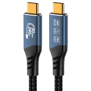 USB4 Ver2.0 80Gbps 16K@60Hz 240W Thunderbolt cable, ATEN, 1 m