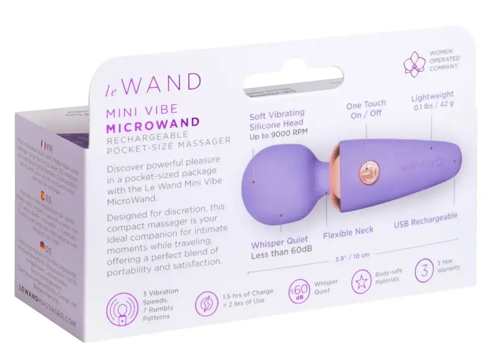 Ручной массажер le wand Mini Microwand Rose Vi Photo 7