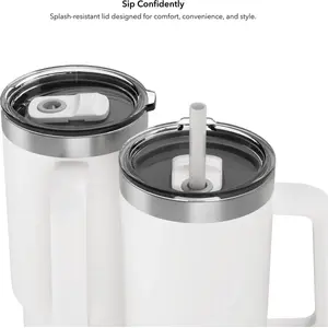 Termokrūze HidrateSpark PRO 2 887 ml Balta
