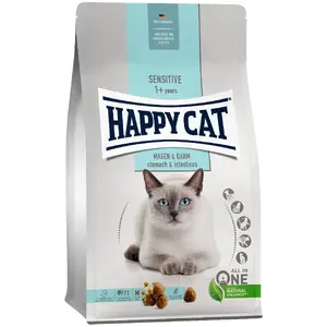 Корм для кошек happy cat Happy Cat Sensitive Stomach & Intestine, взрослым, утка и рис, 4 кг