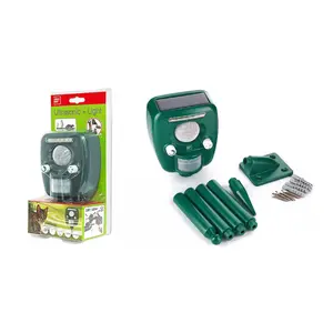 Solar professional ultrasonic animal repeller Swissinno PRO — solar-powered ultrasonic pest deterrent