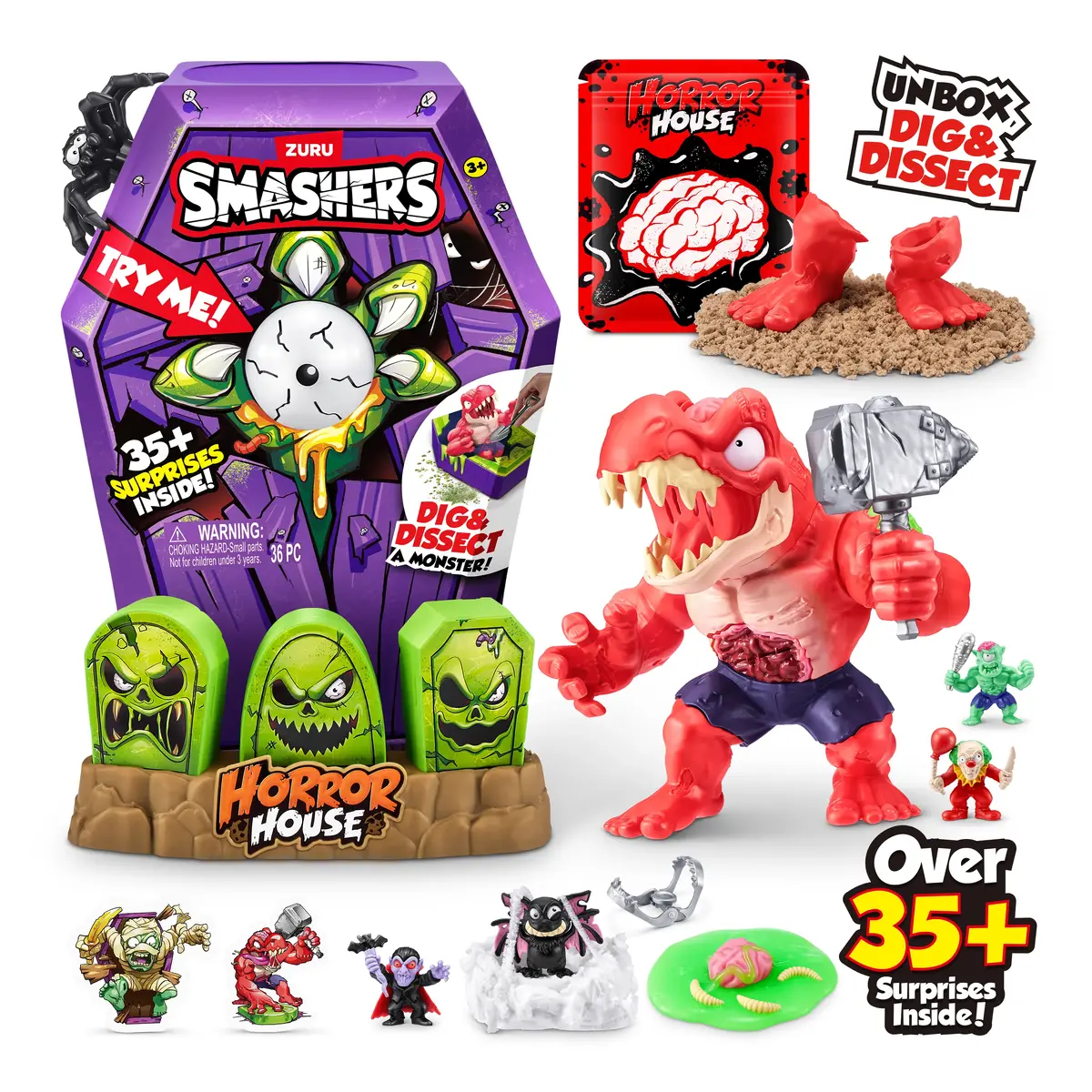 SMASHERS Mega Horror House Series 1 toy playset Photo 3