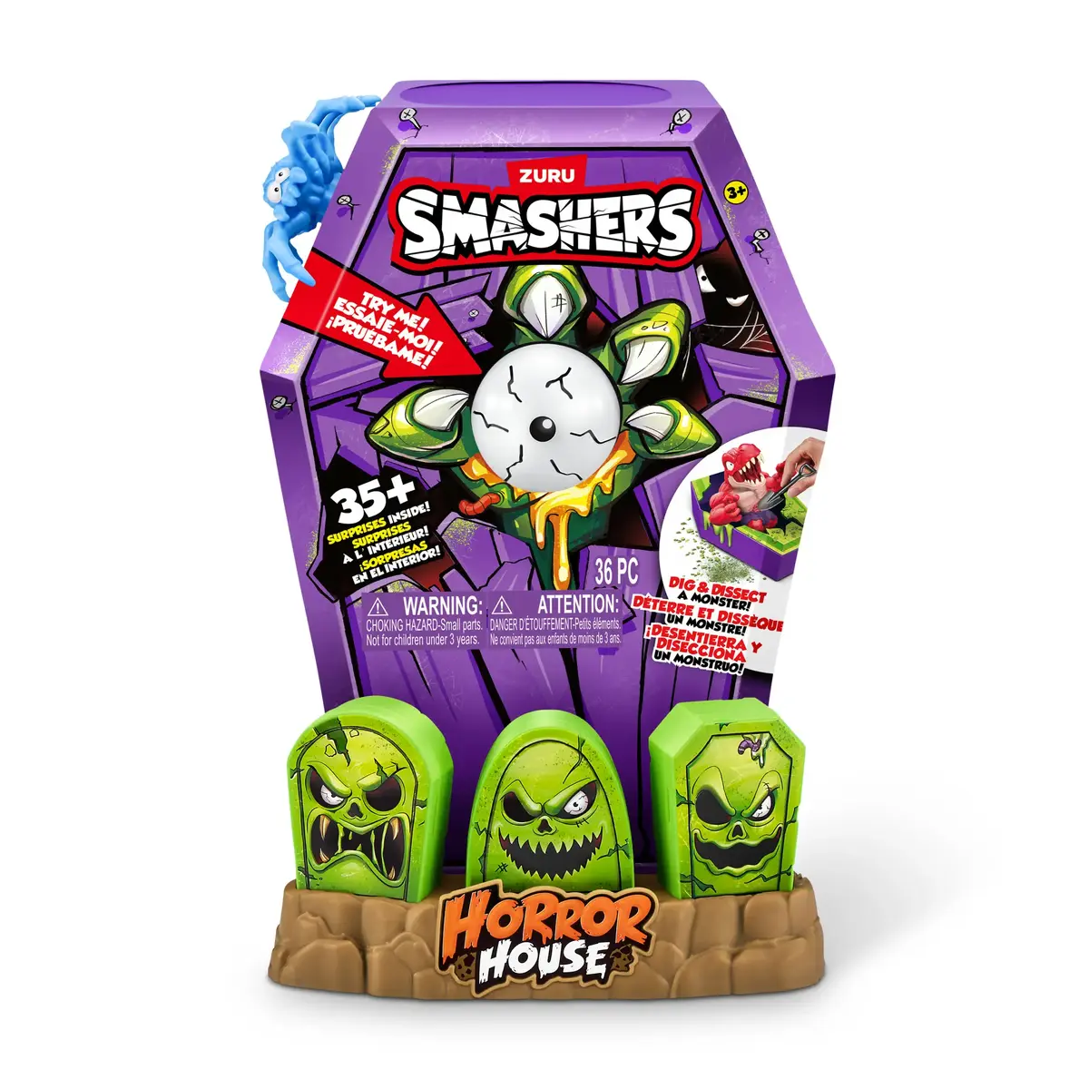 SMASHERS Mega Horror House Series 1 toy playset Photo 4