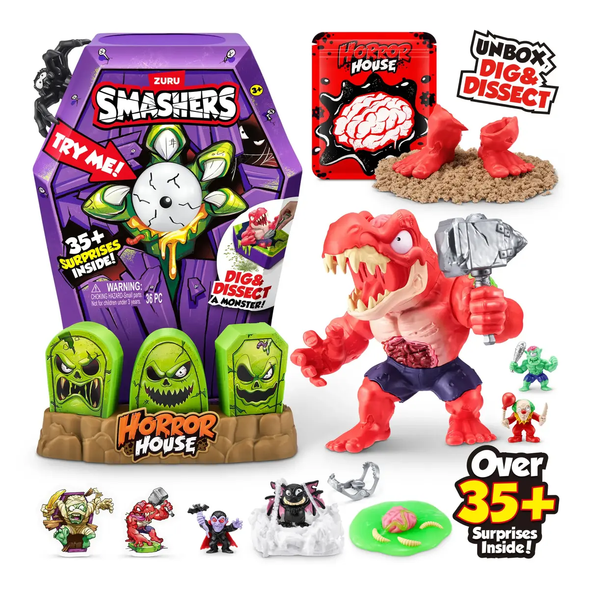 SMASHERS Mega Horror House Series 1 toy playset Photo 7