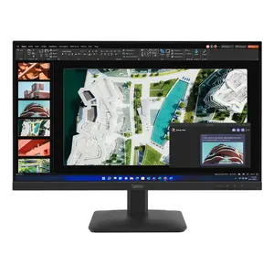 27 collu Lenovo ThinkVision S27-4e monitors, 1920×1080 Full HD, IPS, 6 ms, 300 cd/m², VESA, melns