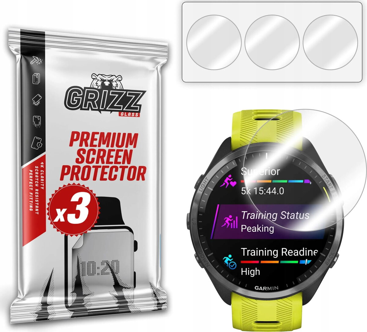 Hidrogelas aizsargplēve GrizzGlass Hydrofilm priekš Garmin
