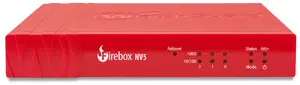 WatchGuard Firebox NV5 galddatora aparatūras ugunsmūris ar 1.5 Gbit/s caurlaidību, 3 pieslēgvietām un atbalstu 5 lietotājiem