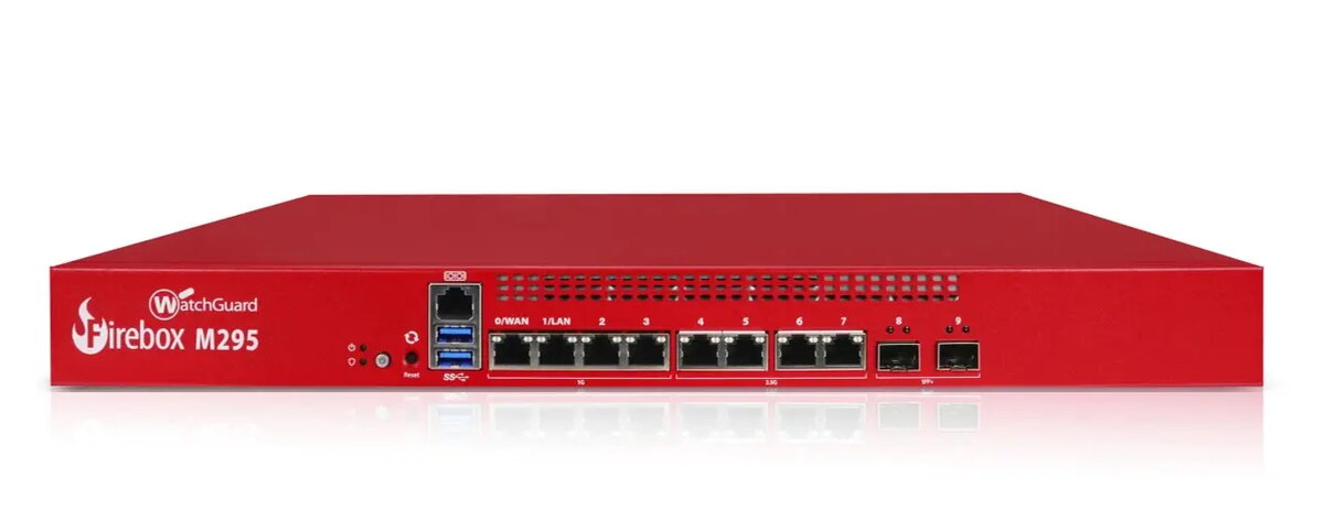 WatchGuard Firebox M295 aparatūras ugunsmūris 1U