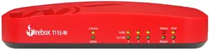WatchGuard Firebox T115-W aparatūras ugunsmūris Desktop 0.28 Gbit/s ar Wi-Fi 7 un 4000 MB iekšējo atmiņu