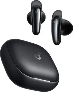 Bezvadu pusausu austiņas Anker Soundcore Liberty Buds D1200G11 ar Bluetooth, aktīvo trokšņu slāpēšanu (ANC), tiešraides tulkošanu, melnas