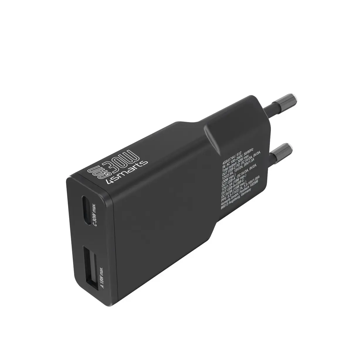4smarts 541744 AC зарядное 1×USB-A 1×USB-C Photo 3