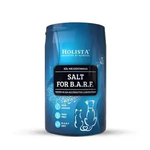 Salt for B.A.R.F. pet food HOLISTA 400 g — dietary salt supplement for raw feeding