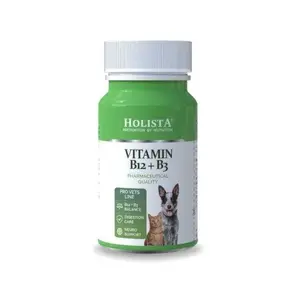 Dietary supplement tablets HOLISTA Vitamin B12 + B3, combination of Vitamin B12 and Niacin (B3), 90 tablets