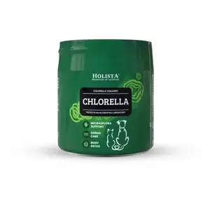 Dietary supplement powder HOLISTA Chlorella 100 g — pure chlorella algae loose powder