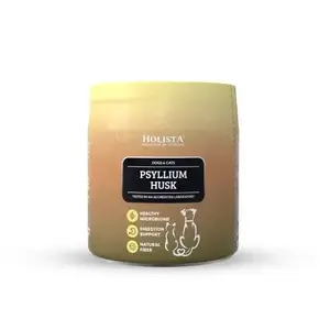 Пищевое волокно Psyllium Husk 100 г, HOLISTA — растительное растворимое волокно