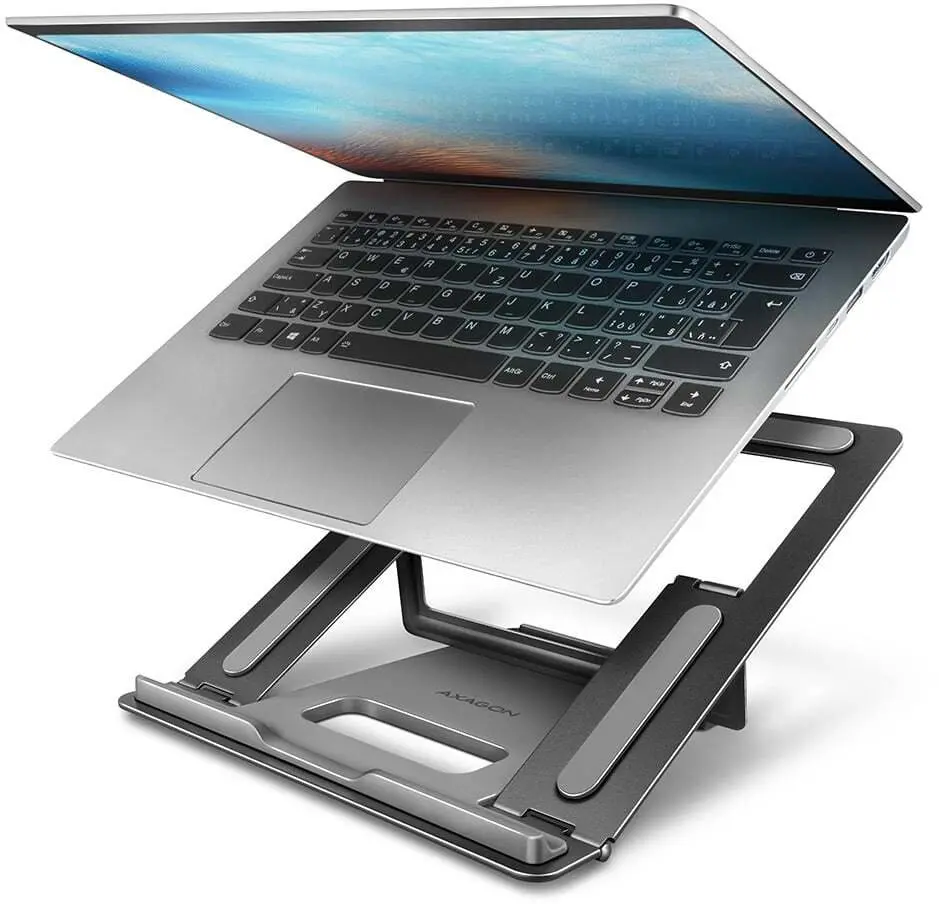 AXAGON STND-LAB laptop stand — aluminum for 10"–17.3" Photo 11