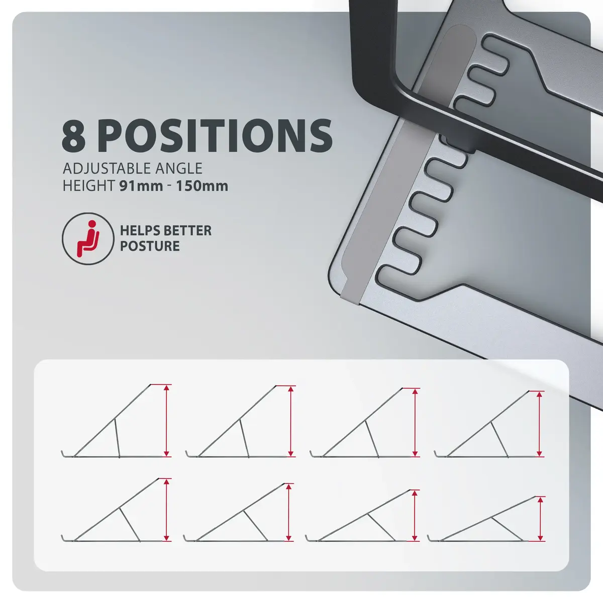 AXAGON STND-LAG laptop & tablet stand Photo 4