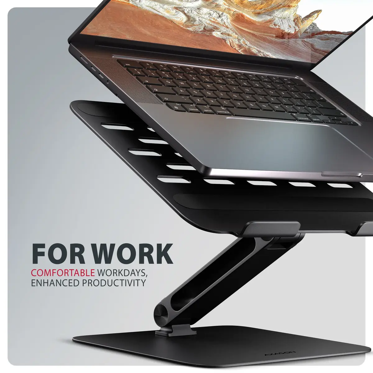AXAGON STND-LQB подставка для ноутбука 10"–17,3" Photo 4