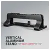 AXAGON STND-VB подставка — алюминиевая вертикальная 10"–17,3" Photo 2