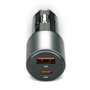 Car charger everActive CC-60Q, QC3.0, up to 83W, USB car power adapter