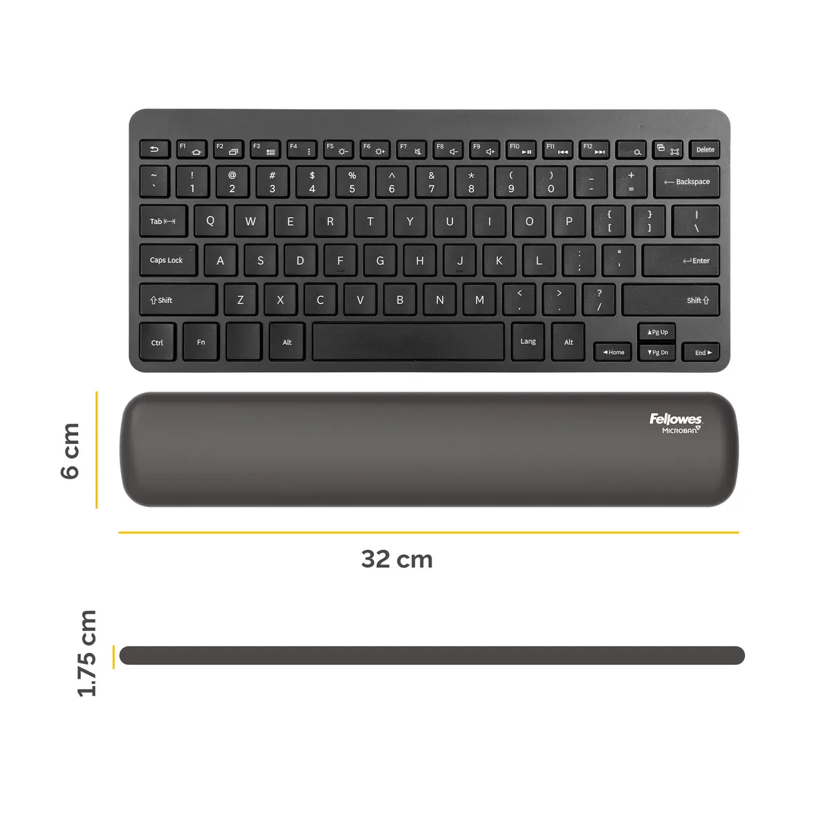 Fellowes Breyta Plaukstas balsts tastatūrai Melns Photo 4