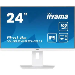 Монитор IIYAMA ProLite XUB2492HSU-W6 24" IPS FHD 1920x1080 100 Гц 250 кд/м² 0.4 мс Белый