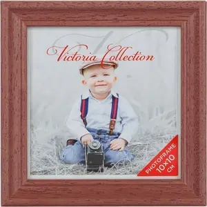 Photo frame Victoria Collection Memory 10x10 cm, mahogany finish