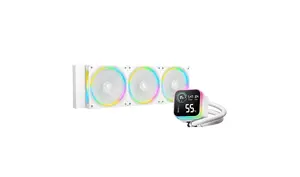 CPU Liquid Cooler DeepCool LQ360 ULTRA ARGB White, 360mm AIO, ARGB Lighting