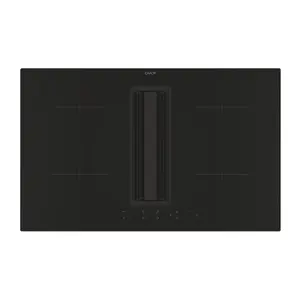Built-in induction hob with hood CANDY CIH8I4CF, 83 cm, 4-zone, black, touch controls