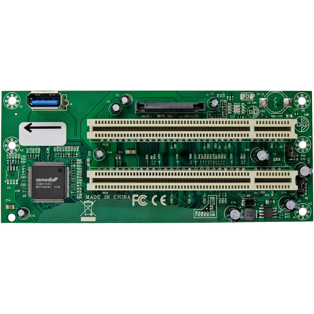 InLine 76619K PCIe to PCI Interface Adapter Card Photo 11