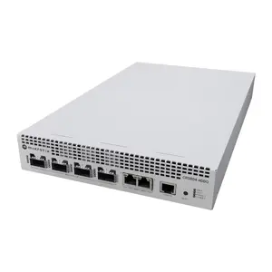 Network switch MikroTik CRS804-4DDQ-HRM — 10G Ethernet RJ-45 2 ports, console RJ-45, grey